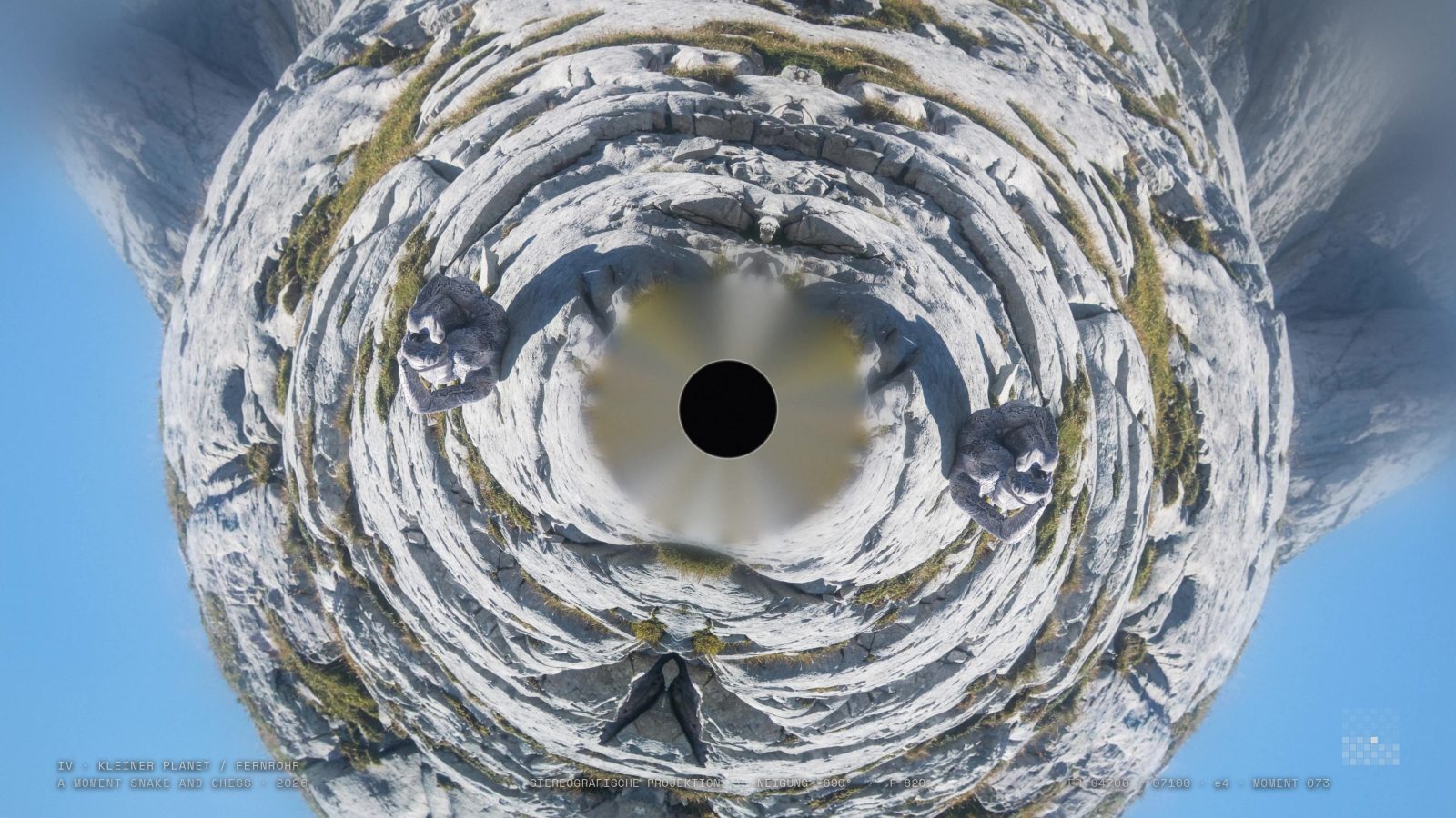 Still aus Kapitel IV · Kleiner Planet / Fernrohr