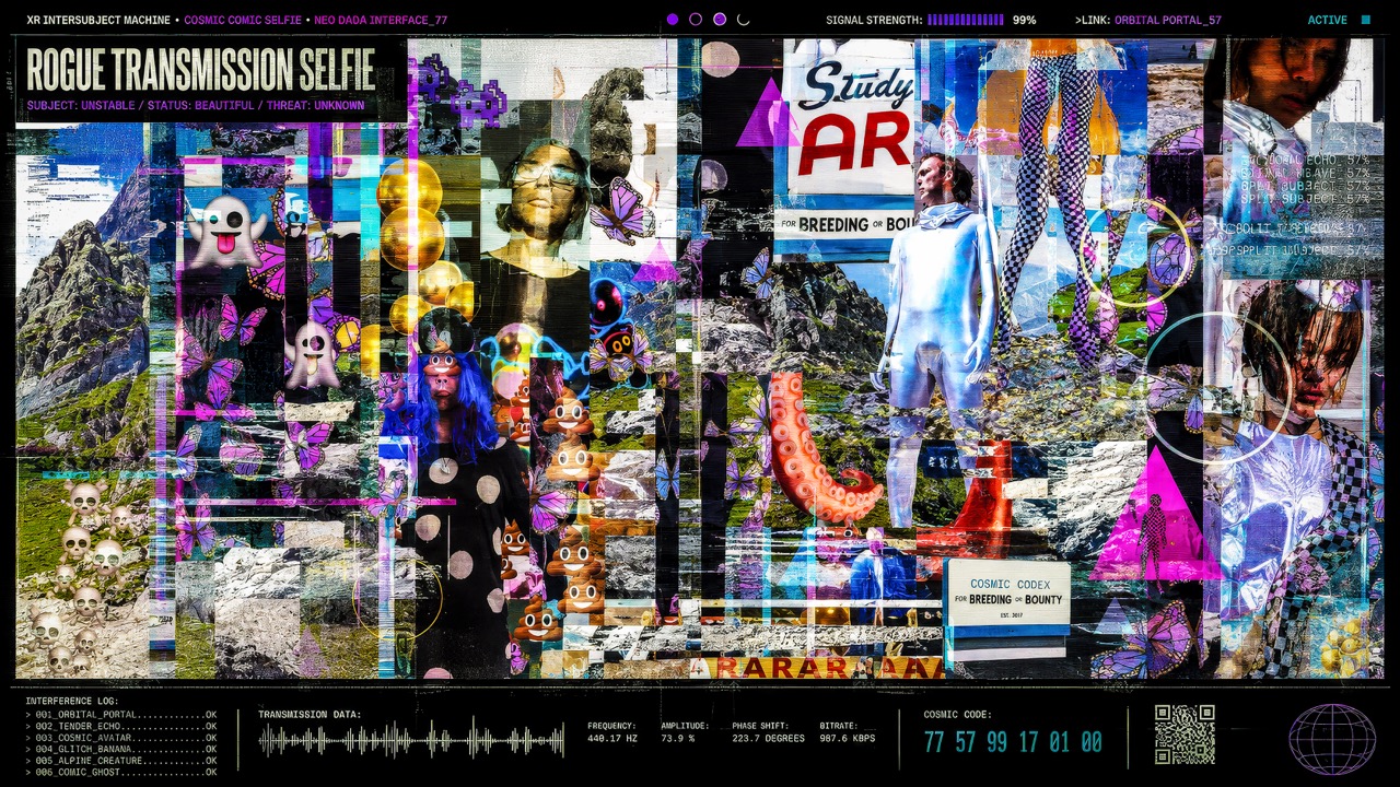 Cosmic Comic Selfie · Collage Mutation 02