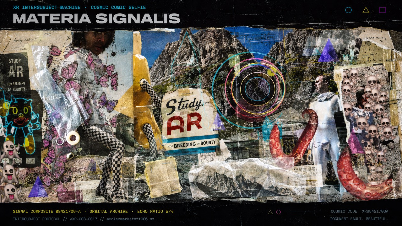 Cosmic Comic Selfie · Collage Mutation 04