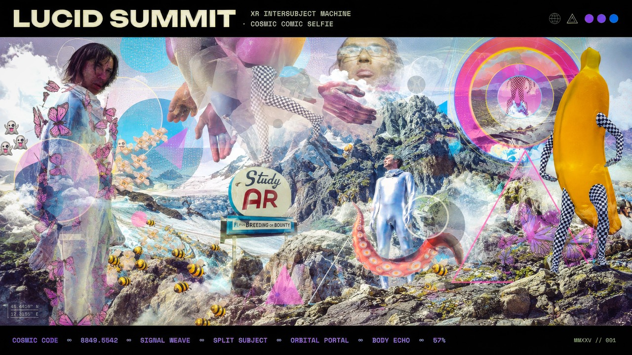 Cosmic Comic Selfie · Collage Mutation 06