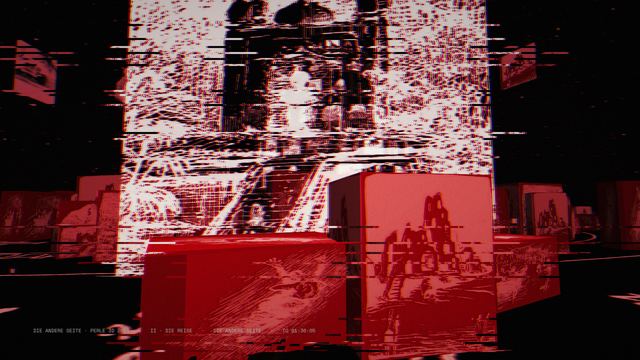 PERLE 3D · Durchgang durch das Glas
