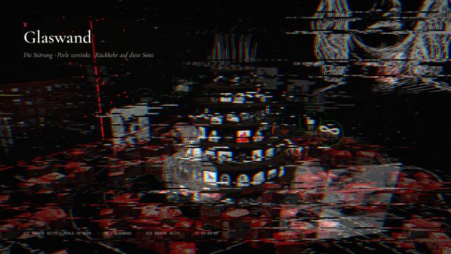 PERLE 3D · Glaswand · Verfall