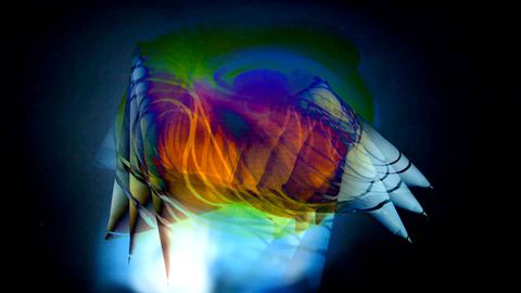 Gammaray 2012 · Lichtskulptur, Photographie 03