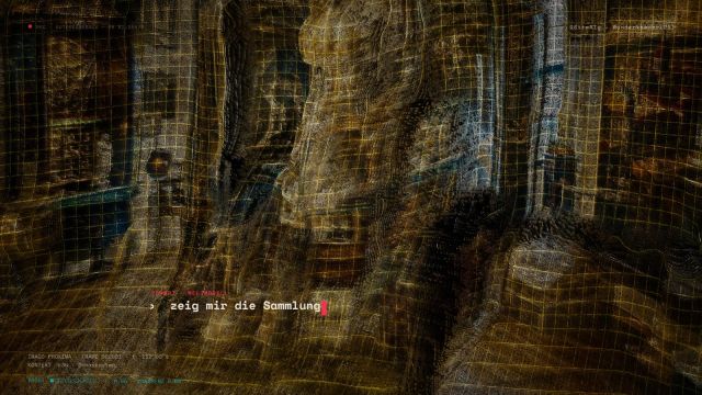 II · c36 Schaukasten · Relief-Orbit, Drahtgitter
