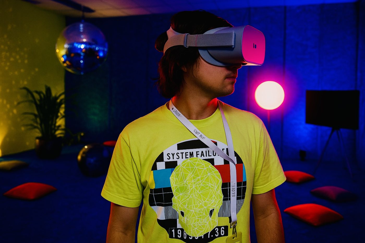 Immersive Versuchsanordnung mit VR-Brille