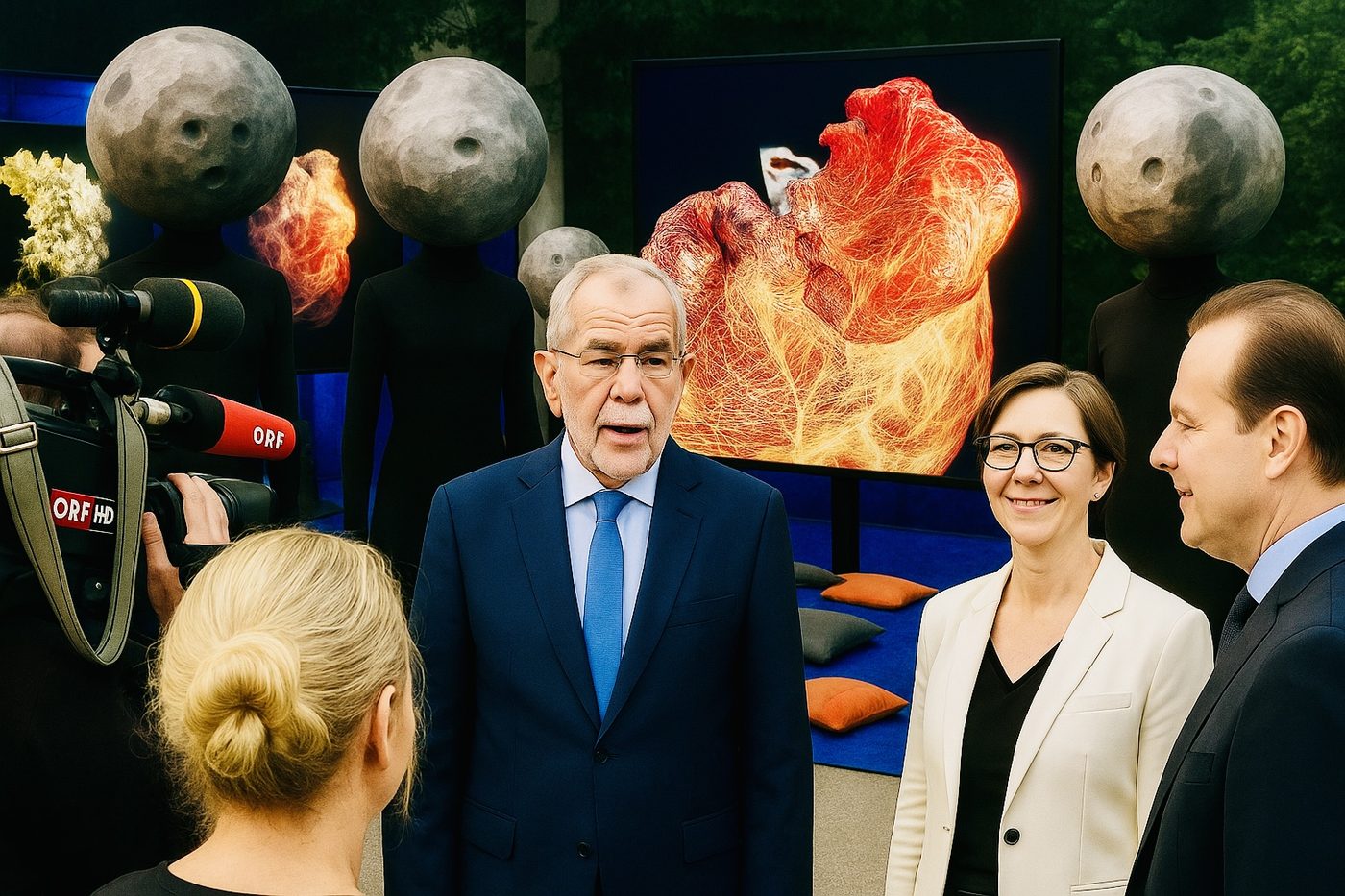 AI-generierte Fortschreibung des Festivalbildes