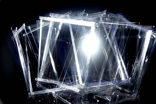 Rotationsmodell · gleichseitiger offener Würfel — RAUM 11, Markus Wintersberger 2011/2012