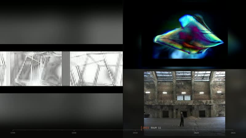 SPURENKÖRPER 03:36 – Raster · RAUM 11 · 2011