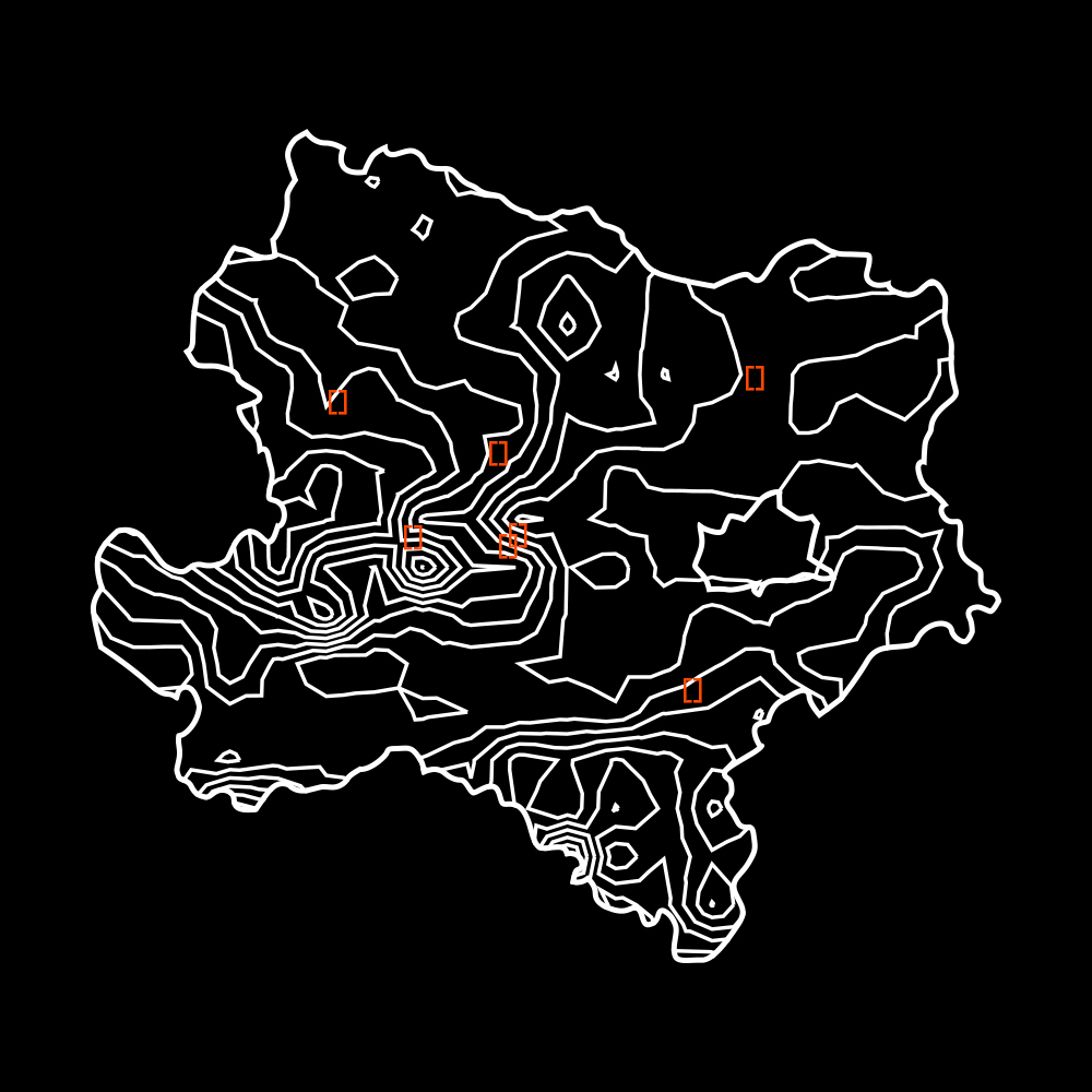 Niederösterreich – Höhenlinien